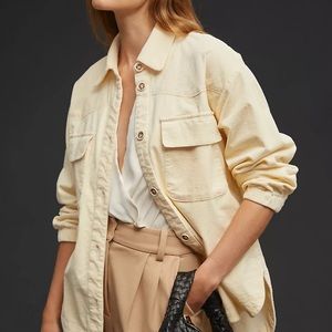 Maeve corduroy shacket